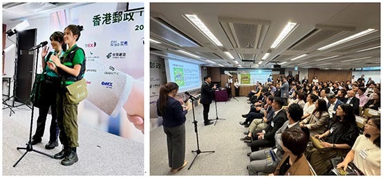 Two super-popular influencers from “China Post Hong Kong & Hongkong Post Joint Douyin Account” also took photos with participants in the venue, and shared their experiences on livestream shopping on Douyin, which is a new business opportunity for promoting products from Hong Kong brands to the Mainland customers. Two super-popular influencers from “China Post Hong Kong & Hongkong Post Joint Douyin Account” also took photos with participants in the venue, and shared their experiences on livestream shopping on Douyin, which is a new business opportunity for promoting products from Hong Kong brands to the Mainland customers.